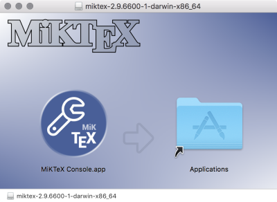 Miktex for mac sierra